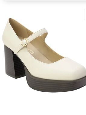 Coconuts by Matisse Matilda Cream Mary Jane Platform Heels